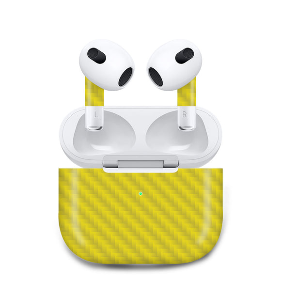 Airpods Gen 3 Yellow Carbon Fiber COS0003