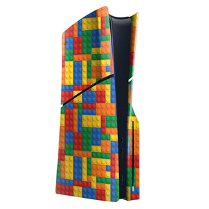 New PlayStation 5 Colorful Bricks Skin COS0016