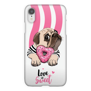 ank0012-iphone-xr-pug loves donut